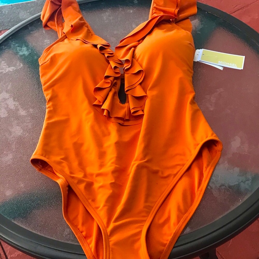 Michael Kors sexy one piece swim suit.